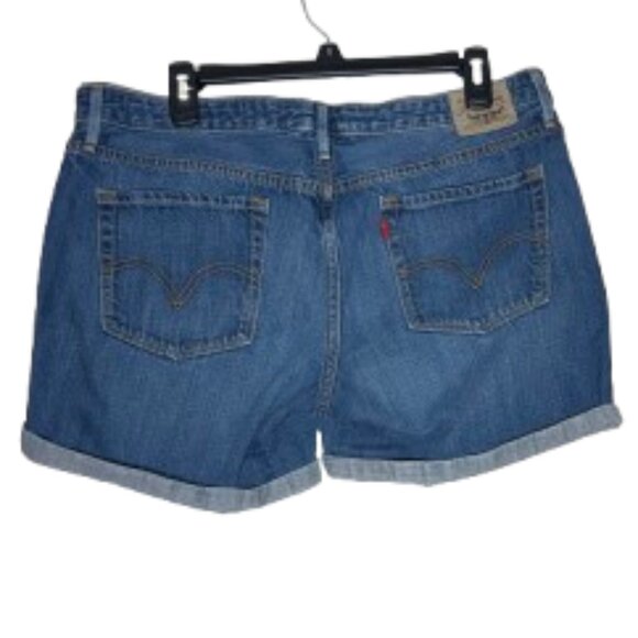 Levi's Women's Denim Cuffed Shorts Size 12 - Picture 2 of 6